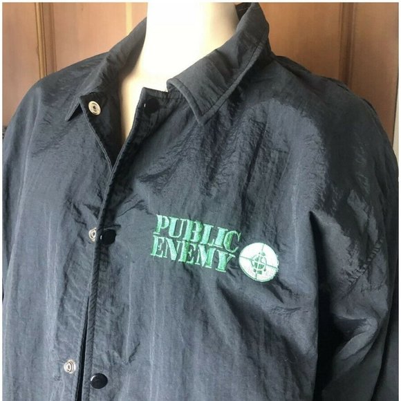 Vintage 90's Rock Embassy Public Enemy Jacket - Picture 2 of 6